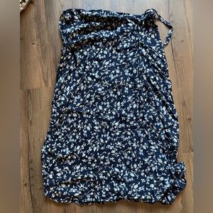 Vintage Mecca Flora Maxi Wrap Skirt